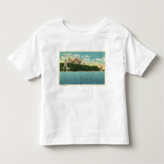 T-shirt Pour Les Tous Petits Vue de château de Boldt (Devant)
