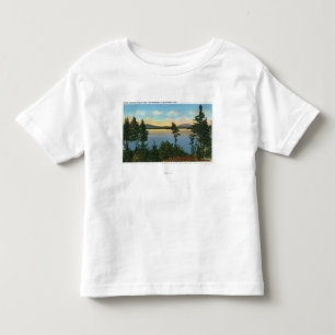 T-shirt Pour Les Tous Petits Vue de club de Wawbeek de lac supérieur Saranac