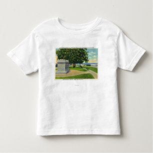 T-shirt Pour Les Tous Petits Vue de colline de Coles de monument d'enterrement