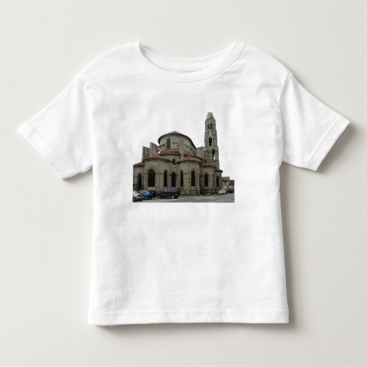T-shirt Pour Les Tous Petits Vue de la flèche de l'église (photo) (Devant)