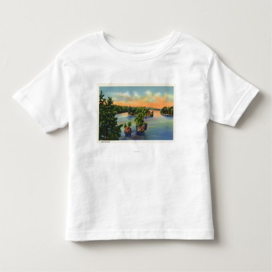 T-shirt Pour Les Tous Petits Vue de la Manche perdue (Devant)