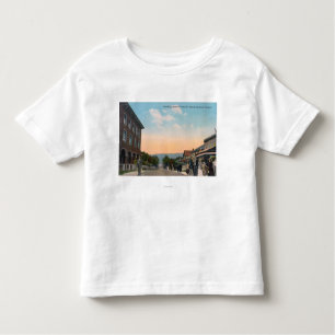 T-shirt Pour Les Tous Petits Vue de la ville haute du BeachSeaside, OU