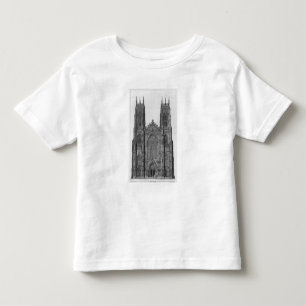 T-shirt Pour Les Tous Petits Vue de l'avant occidental de la cathédrale de Yor