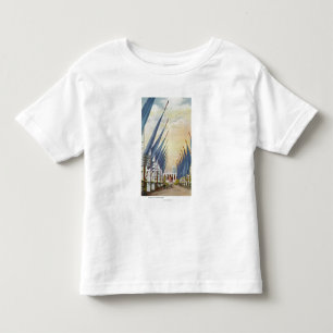 T-shirt Pour Les Tous Petits Vue de l'avenue de Flags, l'Exposition universelle