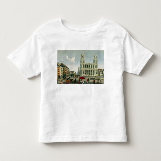 T-shirt Pour Les Tous Petits Vue de l'église du Saint-Sulpice (Devant)