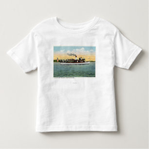 T-shirt Pour Les Tous Petits Vue de l'Oncle Sam de bateau de courrier des USA