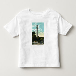 T-shirt Pour Les Tous Petits Vue de mémorial de comprimé et de pèlerin de