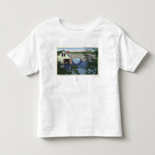 T-shirt Pour Les Tous Petits Vue de pont arrière de baie