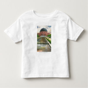 T-shirt Pour Les Tous Petits Vue de promenade de Terrazo de planétarium d'Adler