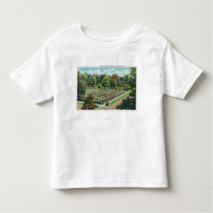 T-shirt Pour Les Tous Petits Vue de roseraie de parc de Maplewood