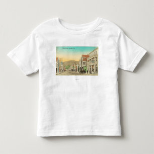 T-shirt Pour Les Tous Petits Vue de rue principale, chariot de cheval