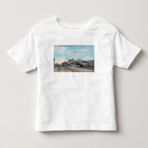 T-shirt Pour Les Tous Petits Vue de rue principale d'union DepotLewiston,