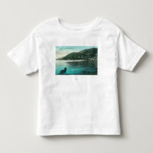 T-shirt Pour Les Tous Petits Vue de Shoreline de SausalitoSausalito du sud, CA