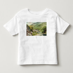T-shirt Pour Les Tous Petits Vue de Sulphur Springs chaud sur la route de