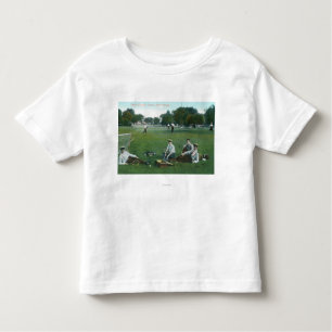 T-shirt Pour Les Tous Petits Vue de tennis GroundsChicago, IL de Lincoln Park