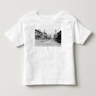 T-shirt Pour Les Tous Petits Vue de ville de Skagway, photographie de l'Alaska