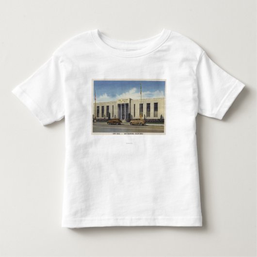 T-shirt Pour Les Tous Petits Vue de ville hôtel (Devant)