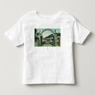 T-shirt Pour Les Tous Petits Vue d'entrée au maçon de pi montrant le généra