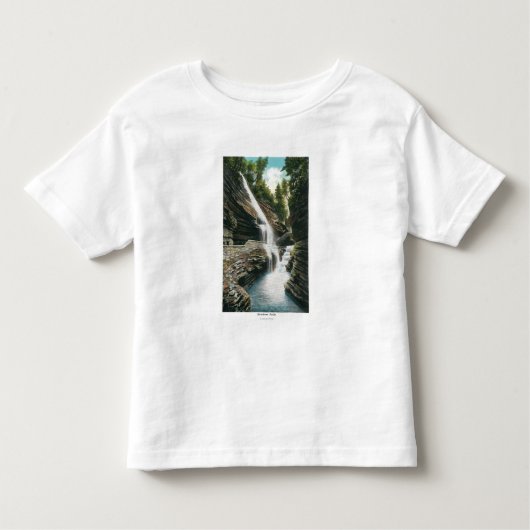 T-shirt Pour Les Tous Petits Vue des automnes d'arc-en-ciel (Devant)
