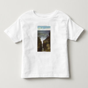 T-shirt Pour Les Tous Petits Vue des falaises de tête chauve, la gorge