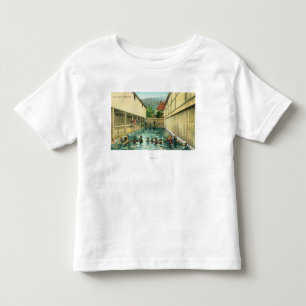 T-shirt Pour Les Tous Petits Vue des nageurs dans les bains