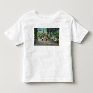T-shirt Pour Les Tous Petits Vue des ressorts d'un GameHarbin de croquet, CA