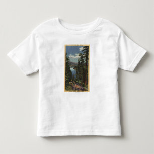 T-shirt Pour Les Tous Petits Vue du lac par les pins # 2