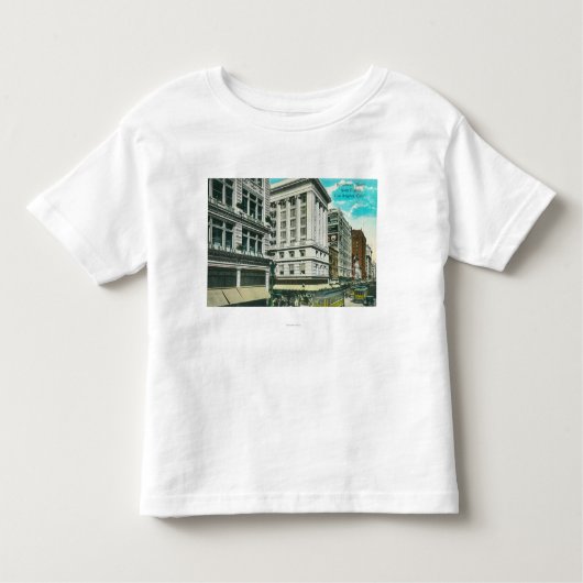 T-shirt Pour Les Tous Petits Vue du nord de Broadway de huitième (Devant)