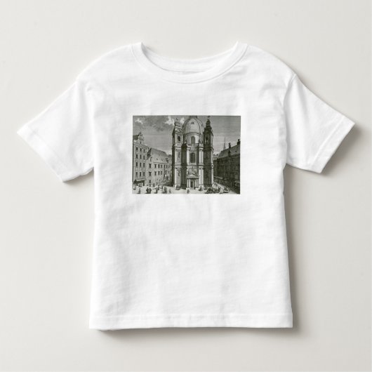 T-shirt Pour Les Tous Petits Vue du Peterskirche (Devant)