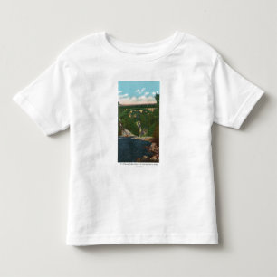 T-shirt Pour Les Tous Petits Vue du pont des USA Hwy, itinéraire 9