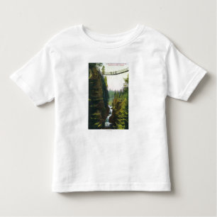 T-shirt Pour Les Tous Petits Vue du pont suspendu de canyon de Lynn