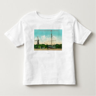 T-shirt Pour Les Tous Petits Vue du sloop arctique d'Amundsen