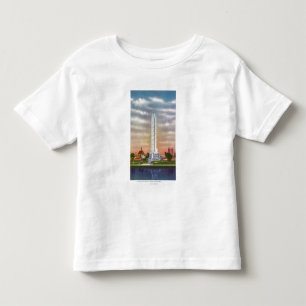 T-shirt Pour Les Tous Petits Vue du thermomètre géant de Texaco
