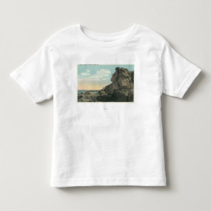 T-shirt Pour Les Tous Petits Vue du vieil homme de la formation de Sea Rock