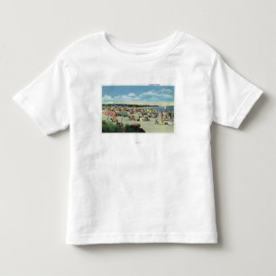 T-shirt Pour Les Tous Petits Vue d'une plage serrée de Craigville