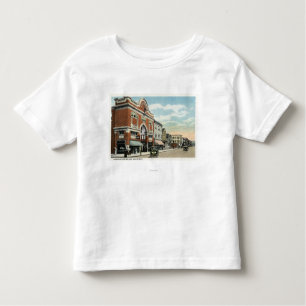 T-shirt Pour Les Tous Petits Vue est de rue principale du théâtre américain