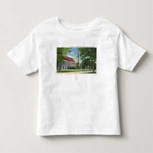T-shirt Pour Les Tous Petits Vue extérieure de Boardman Hall et la bibliothèq