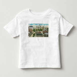 T-shirt Pour Les Tous Petits Vue extérieure de Capitol Hill et de fonctionnair
