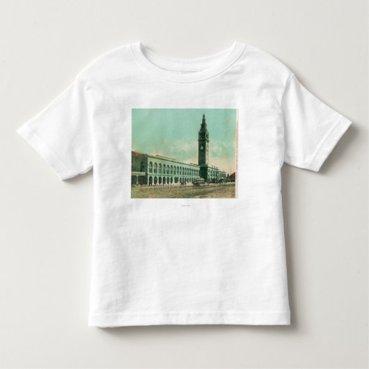 T-shirt Pour Les Tous Petits Vue extérieure de dépôt de ferry des syndicats (Devant)