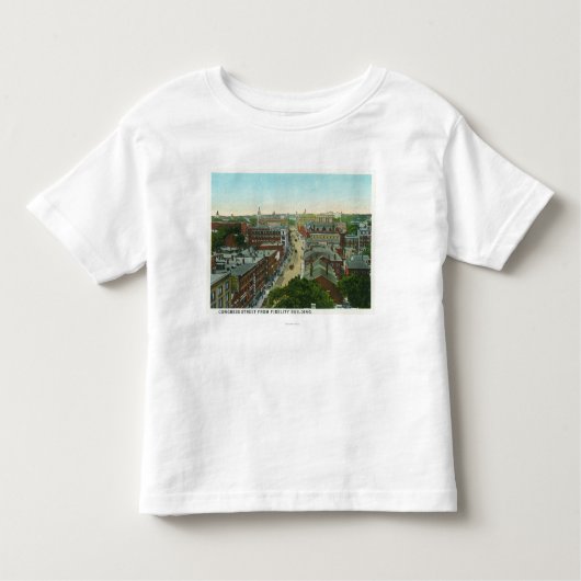 T-shirt Pour Les Tous Petits Vue extérieure de la Chambre de Longfellow (Devant)