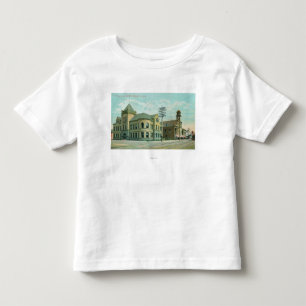 T-shirt Pour Les Tous Petits Vue extérieure de la cour HouseSanta Cruz, CA