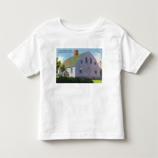 T-shirt Pour Les Tous Petits Vue extérieure de la vieille Chambre de Harlow (Devant)