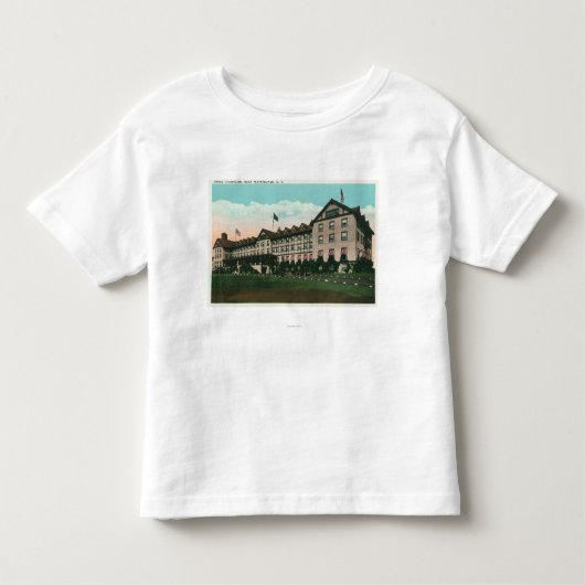 T-shirt Pour Les Tous Petits Vue extérieure de l'hôtel Champlain (Devant)
