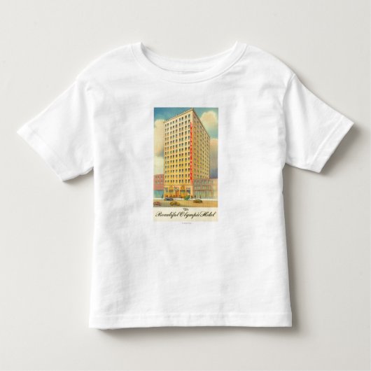 T-shirt Pour Les Tous Petits Vue extérieure de l'hôtel olympique (Devant)