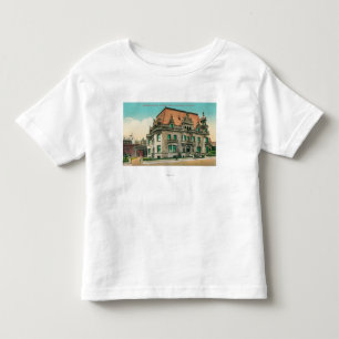 T-shirt Pour Les Tous Petits Vue extérieure de manoir de Spreckels, Van Ness