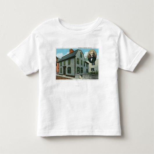 T-shirt Pour Les Tous Petits Vue extérieure de Nathaniel Hawthorne (Devant)