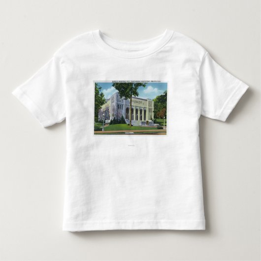 T-shirt Pour Les Tous Petits Vue extérieure de Norton Memorial Hall (Devant)