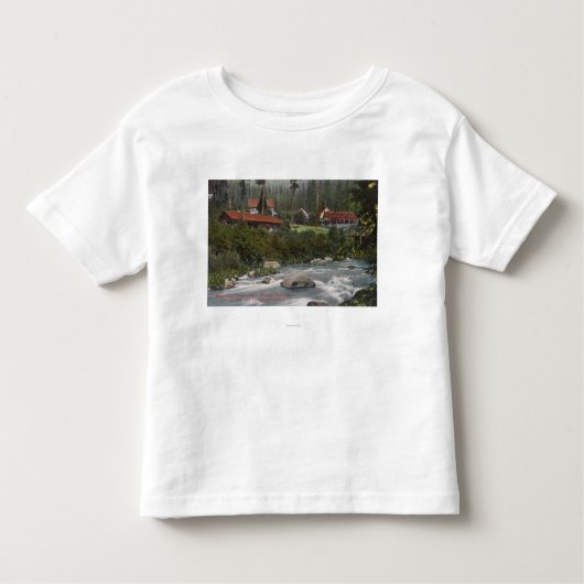 T-shirt Pour Les Tous Petits Vue extérieure de Shasta RetreatMt. Shasta, CA (Devant)