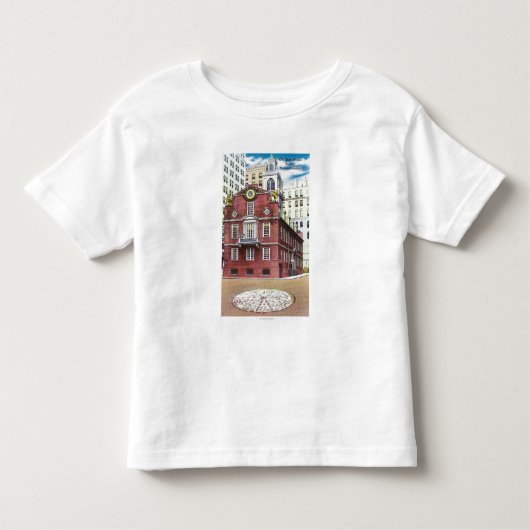 T-shirt Pour Les Tous Petits Vue extérieure de vieille Chambre d'état (Devant)