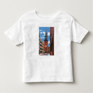 T-shirt Pour Les Tous Petits Vue extérieure de vieille église du nord